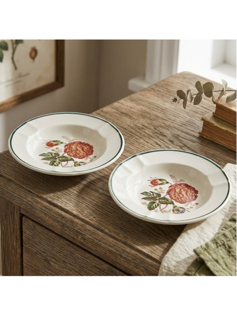 Vintage Wedgwood Surrey Rust Small Ashtrays Trinket Dishes Pair Set of 2 England